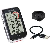 Sigma GPS Fietscomputer Sigma ROX 2.0 GPS met standaard stuurhouder - wit