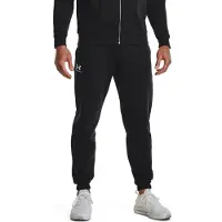 Under Armour Sportbroek 'Essential' zwart / wit