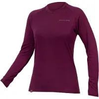 Endura - Women's Baabaa Blend Longsleeve Base Layer - Merino-ondergoed M, purper