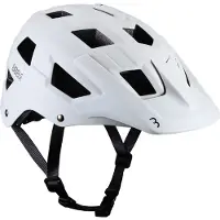 BBB Cycling MTB Helm Nanga - Met Bevestiging voor Camera of Verlichting - Wasbare Padding - Fietshelm Volwassenen: Heren & Dames - Mat Grijs/Wit - M - BHE-54