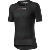 Castelli Prosecco Tech ondershirt met korte mouwen zwart, Maat L
