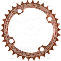 Race Face Smal Breed Enkele Kettingring 104mm BCD Oranje