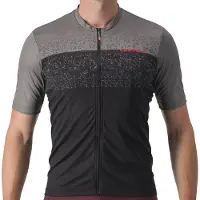 Castelli Unlimited Entrata Short Sleeve Jersey Black/Grey || Maat: S