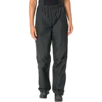 Vaude - Women's Fluid Pants - Regenbroek 38 - Long, zwart