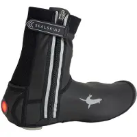 Sealskinz All Weather LED Open Sole Cycle Overshoe Black M Fietsoverschoenen