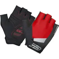 Gripgrab - SuperGel Padded Korte Vinger Zomer Fietshandschoenen Wielrenhandschoenen met Padding - Rood - Unisex - Maat L