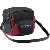 Vaude OnTour Box (KLICKfix ready) - Stuurtas fiets Black / Carmine M (4 L)