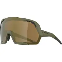 Alpina - Rocket Bold Q-Lite Mirror Cat. 3 - Fietsbril olijfgroen