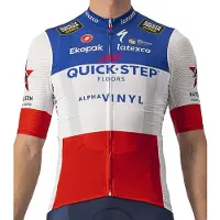 Castelli Competizione Quick-Step French Cup fietsshirt met korte mouwen 2022 || Maat: XXL
