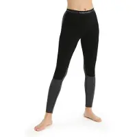 Icebreaker ZoneKnit 200 Thermobroek Dames Black/Jet HTHR/CB M
