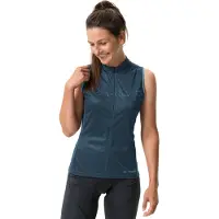 Vaude - Women's Posta Full Zip Tricot SL - Fietshemd 40, blauw