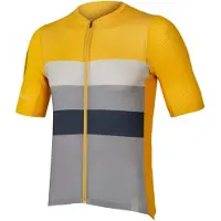 Endura Pro SL Race Short Sleeve Jersey Mustard Yellow || Maat: L