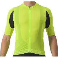 Castelli Superleggera 3 Short Sleeve Jersey Black/Fluorescent Yellow
