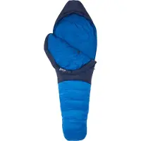Marmot - Helium - Donzen slaapzak Regular, blauw/ dark azure