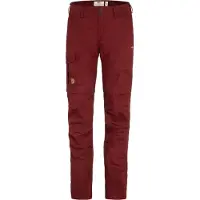 Fjällräven - Women's Karla Pro Zip-Off Trousers - Afritsbroek 38 - Raw Length, rood