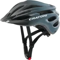 Cratoni Pacer JR, fietshelm, mat zwart/grijs