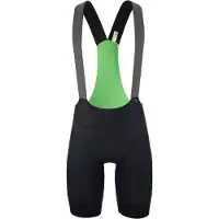Q36.5 Gregarius Grid Skin Bib Shorts Zwart || Maat: XL
