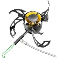 Optimus Polaris Optifuel - Benzine/Gasbrander - Roestvrij Staal - Zwart