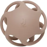 Jollein - Bijtring Bal Siliconen Ø 9,5cm - Bijtringen Baby - Biscuit