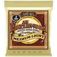 Ernie Ball Earthwood 80/20 Bronze - Gitaarsnaren - Medium Light 3-Pack - 12-54 - Akoestische Gitaar
