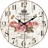 Lowell - 14852 - wandklok - Quartz - Analoog