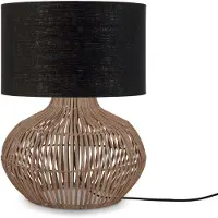Good&Mojo LED Tafellamp Kalahari | 1X E27 Max 40W | Natural/Black