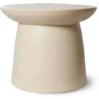 HK Living Earthenware Bijzettafel L - Cream