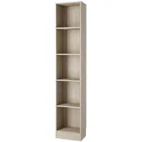 Hioshop Base kast A 4 planken eiken decor.