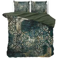 Dreamhouse Dekbedovertrek Nairobi Green Satijn-240 x 200 / 220 cm | Lits-Jumeaux