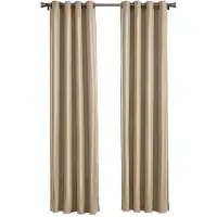 Larson - Luxe effen blackout gordijn - verduisterend - 3m x 2.5m - licht taupe