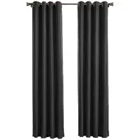 Larson - Luxe blackout gordijn - verduisterend - 1.5m x 2.5m - Zwart