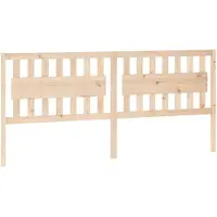 vidaXL Hoofdbord 205,5x4x100 cm massief grenenhout