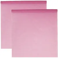 SANTEX Tafelkleed op rol - 2x - babyshower meisje - polyester - roze - 120 cm x 10 m - Feesttafelkleden