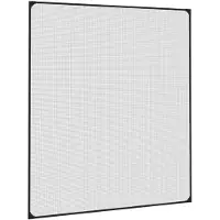 vidaXL Insectenhor voor ramen magnetisch 130x150 cm antracietkleurig