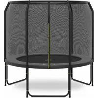 Magic Jump Fiber Grey trampoline 251 cm met veiligheidsnet