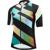 Löffler Loeffler fietsshirt korte mouwen W Bike Jersey FZ Statement - Zwart