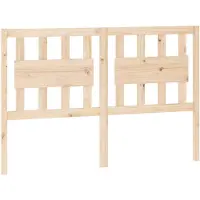 vidaXL Hoofdbord 140,5x4x100 cm massief grenenhout