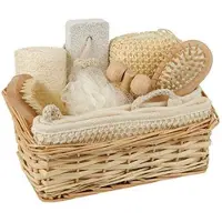 Croll & Denecke Rietenmand geschenkset 8 delig - 40103 - Riet cadeaupakket