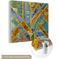 MuchoWow Glasschilderij 50x50 cm - Schilderij acrylglas - Van Gogh - Oude meesters - Kunst - Foto op glas - Schilderijen