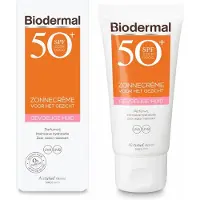 Biodermal 3x Gevoelige Huid Zonnecrème Gezicht SPF 50+ 50 ml