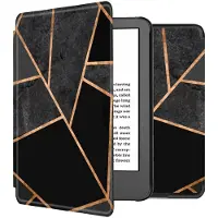 IMoshion Design Slim Hard Case Bookcase voor de Amazon Kindle (2024) / Amazon Kindle (2022) 11th gen - Black Graphic