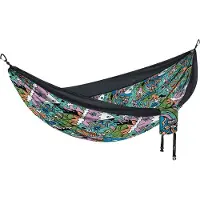 Eagles Nest Outfitters Dubbele Reis Hamak DoubleNest Print Nature Talk/Zwart