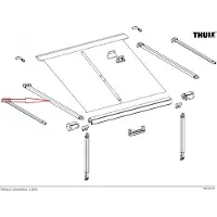Thule Rafter Arm Assy LH 1200 2.60