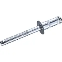 Goebel - 250 x Constructie blindklinknagels (Ø x L) 6 x 16 mm - Staal verzinkt / Staal verzinkt - Verzonken kop - GO-BULB II - 7210060160 - Popnagel