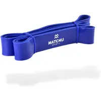 Matchu Sports Power band Heavy (45mm) - Blauw - 1 meter - Heavy - 23 - 54 kg
