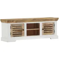 vidaXL Tv-meubel 110x30x40 cm massief mangohout