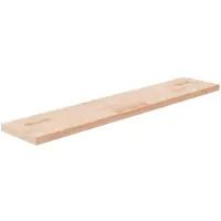 vidaXL Plank 100x20x2,5 cm onbehandeld massief eikenhout