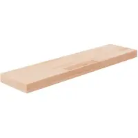 vidaXL Plank 80x20x4 cm onbehandeld massief eikenhout