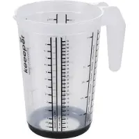 Keeeper Maatbeker 1,5 L Massimo Transparant-grafiet 10492