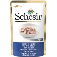Schesir 12x Kattenvoer Tonijn - Zeebaars in Gelei 85 gr